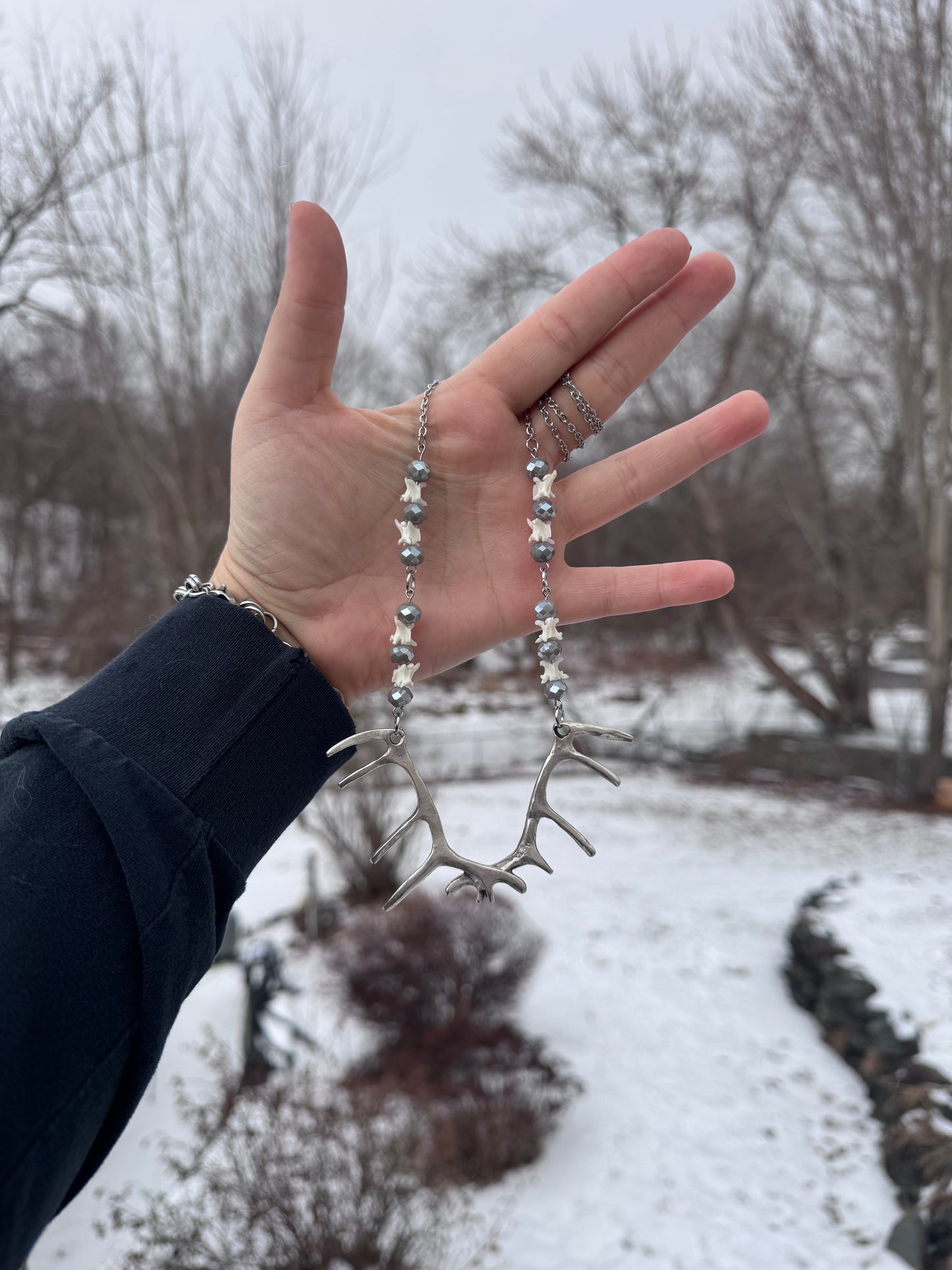 Antler Vertebrae Necklace