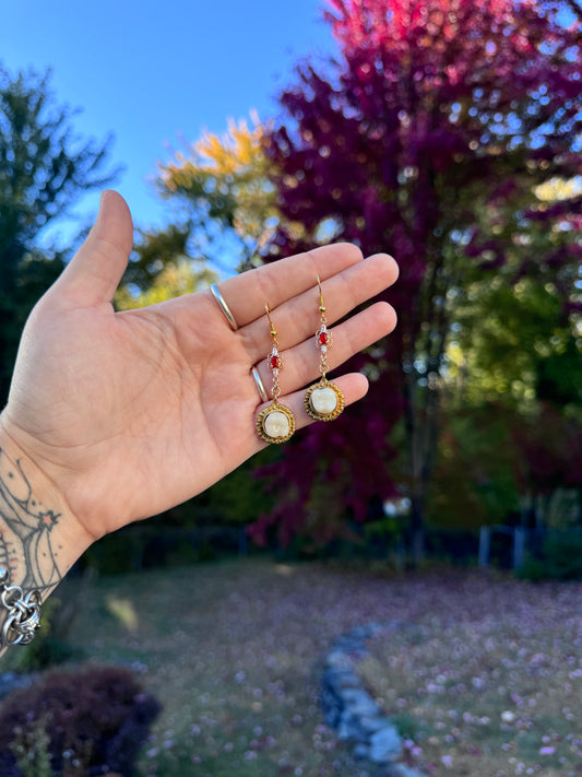 Denture Tooth Earrings