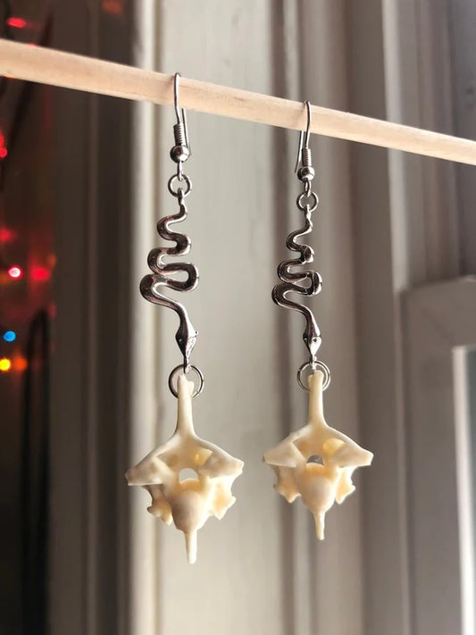 Snake Vertebrae Earrings
