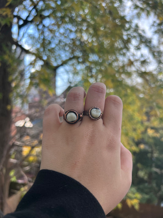 Copper Denture Tooth Ring