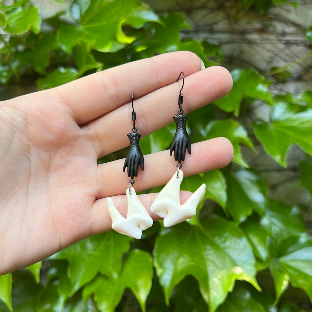 Hand Molar Earrings