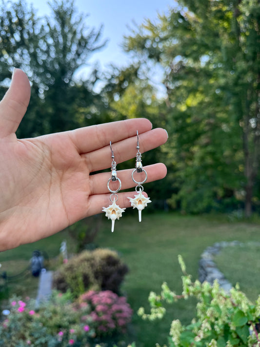 Hand Vertebrae Earrings