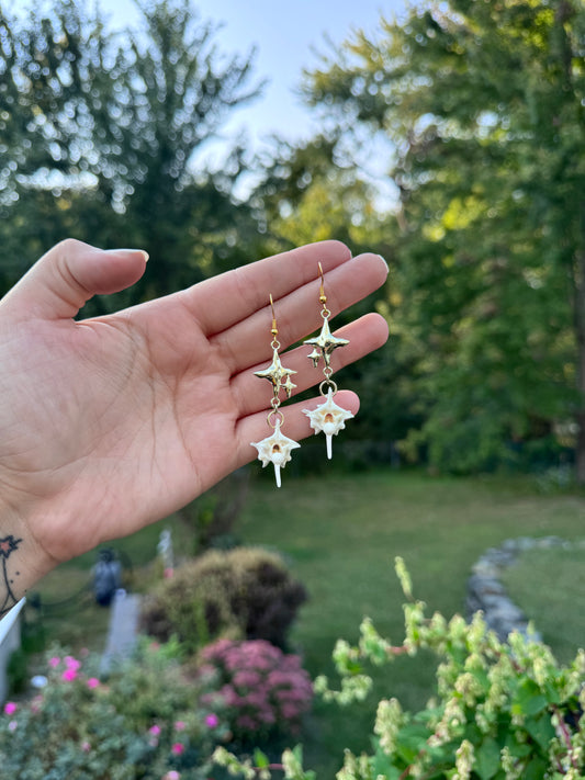 Sparkle Vertebrae Earrings