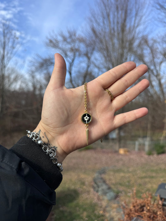 Vertebrae Spike Necklace